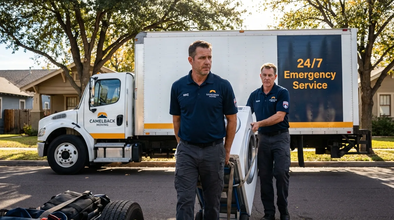 CamelBack Moving crew loading furniture in Bloomingdale, GA