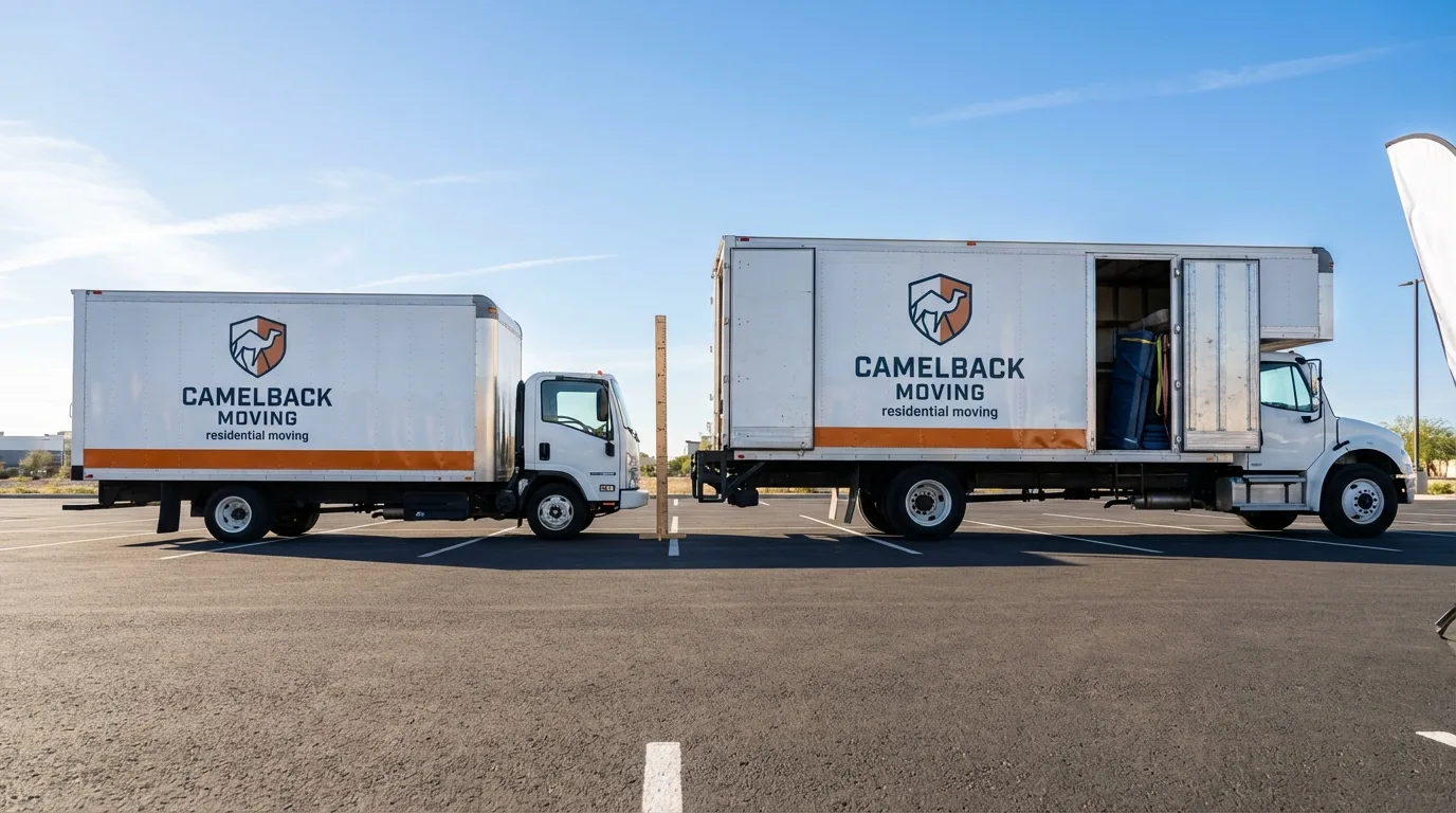 Moving truck size capacity guide in Bloomingdale